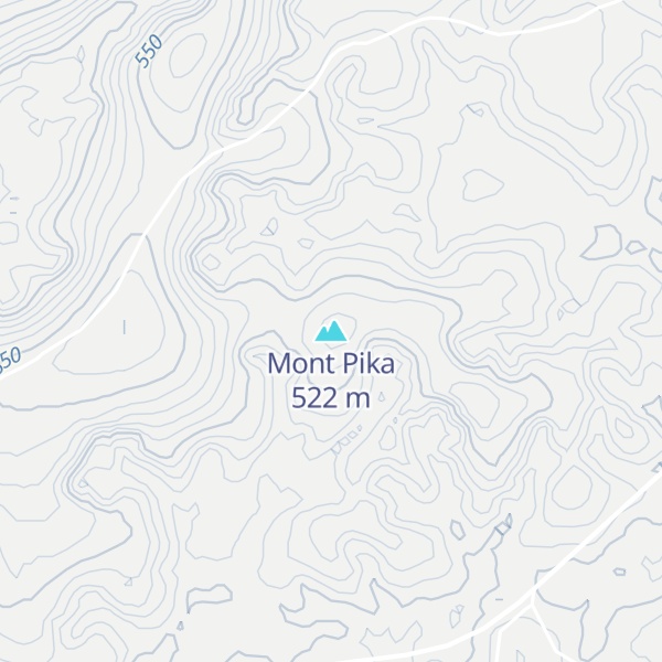 Map of Mont Pika
