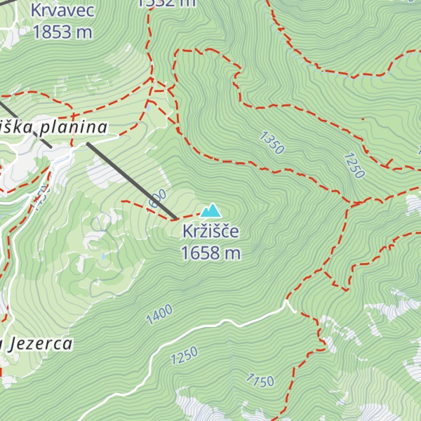 Map of Kržišče