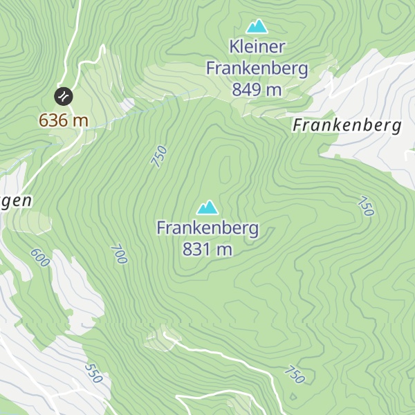 Map of Frankenberg