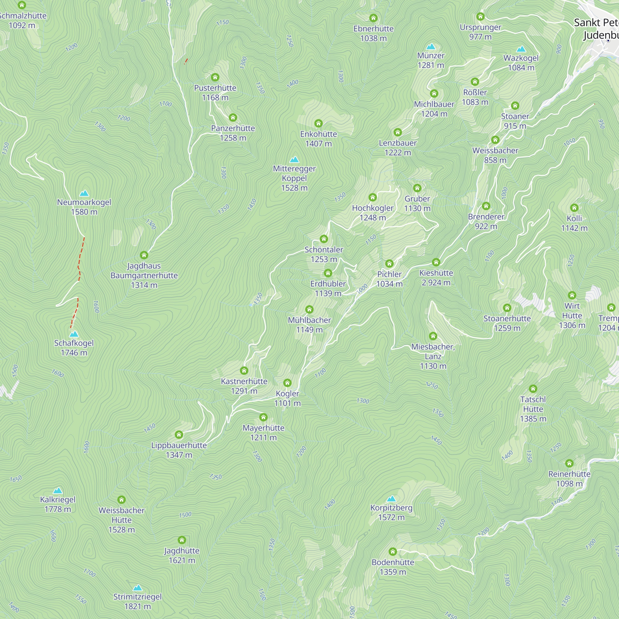 Mühlbacher map