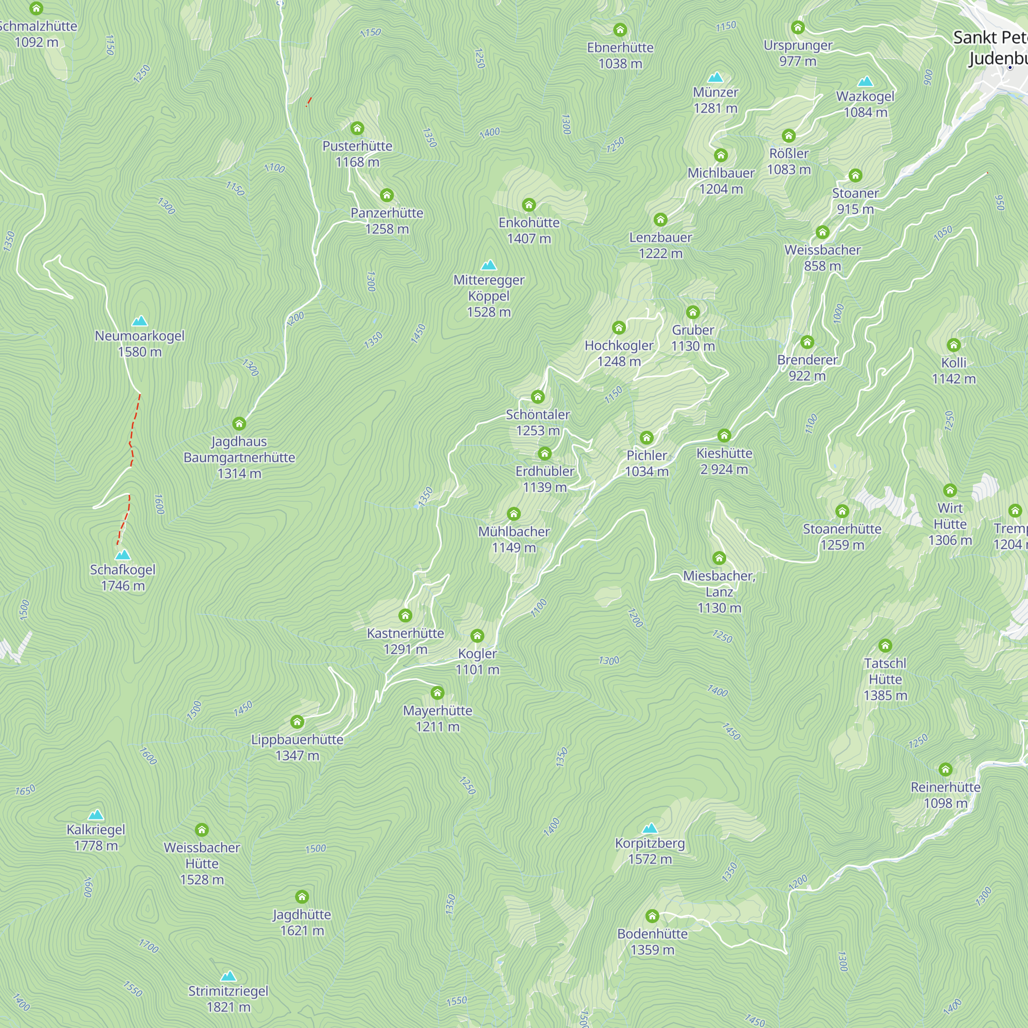 Mühlbacher map