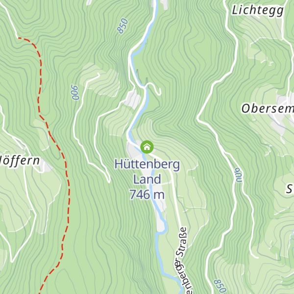 Map of Hüttenberg Land