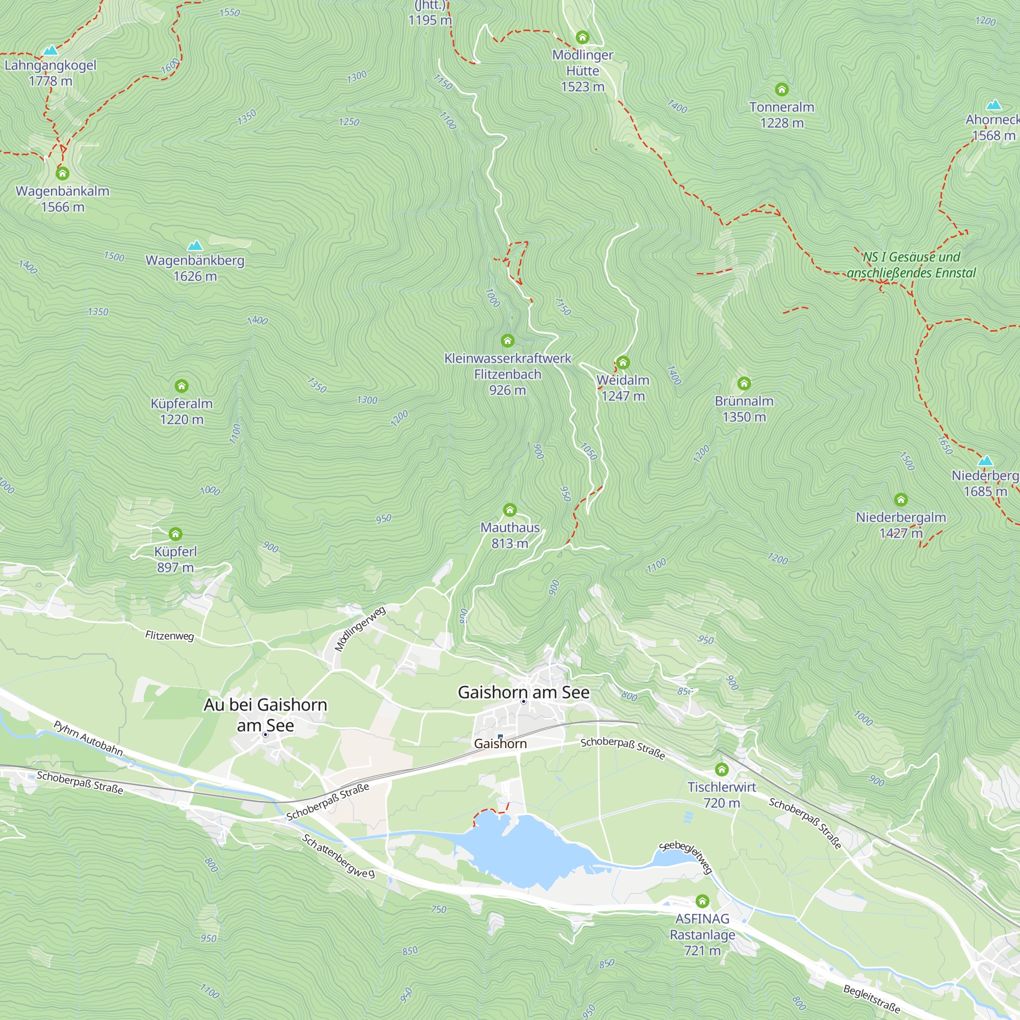 Mauthaus map