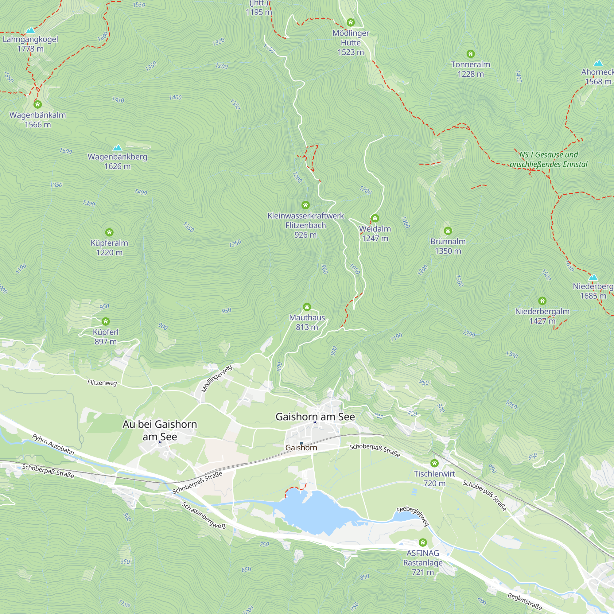 Mauthaus map