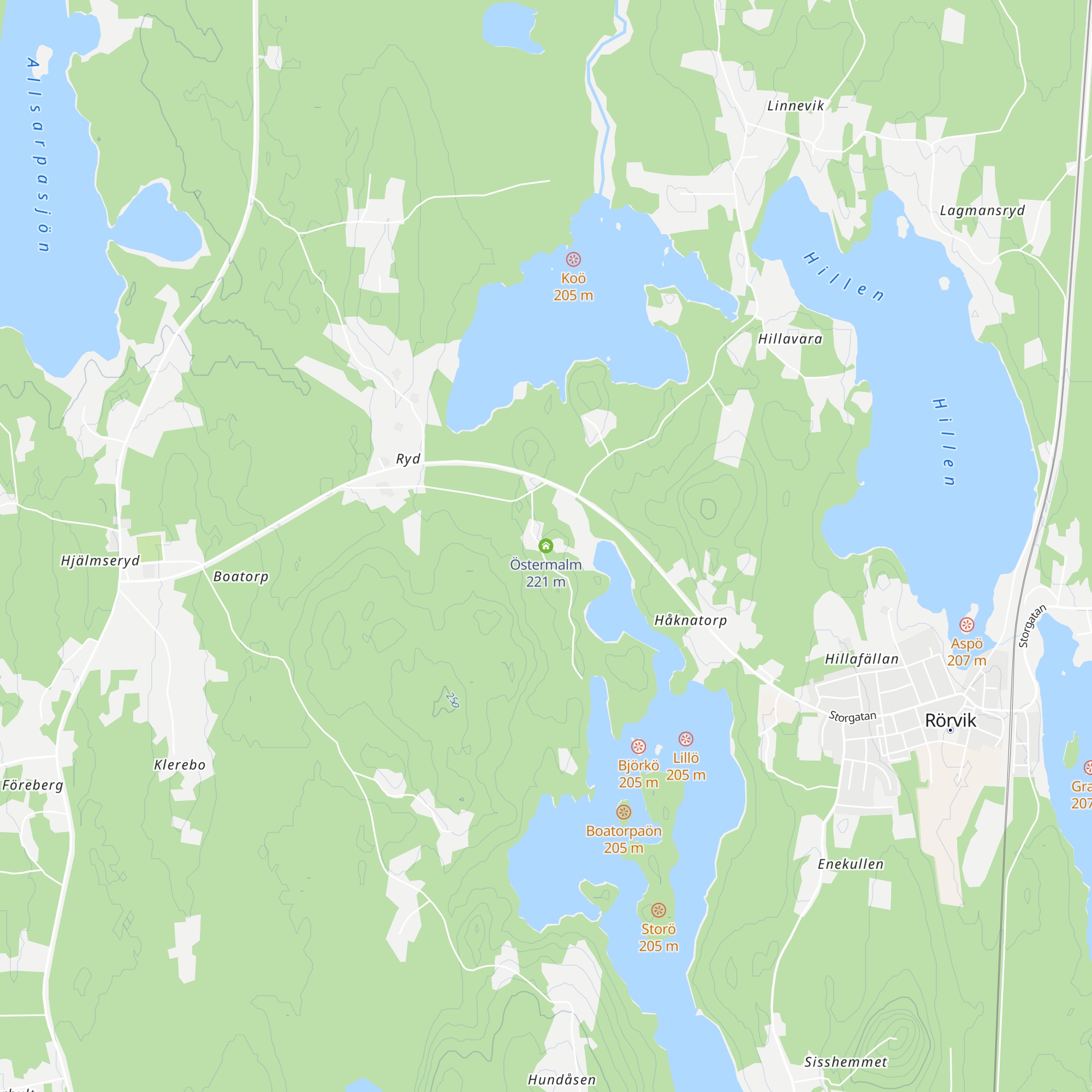 Östermalm map