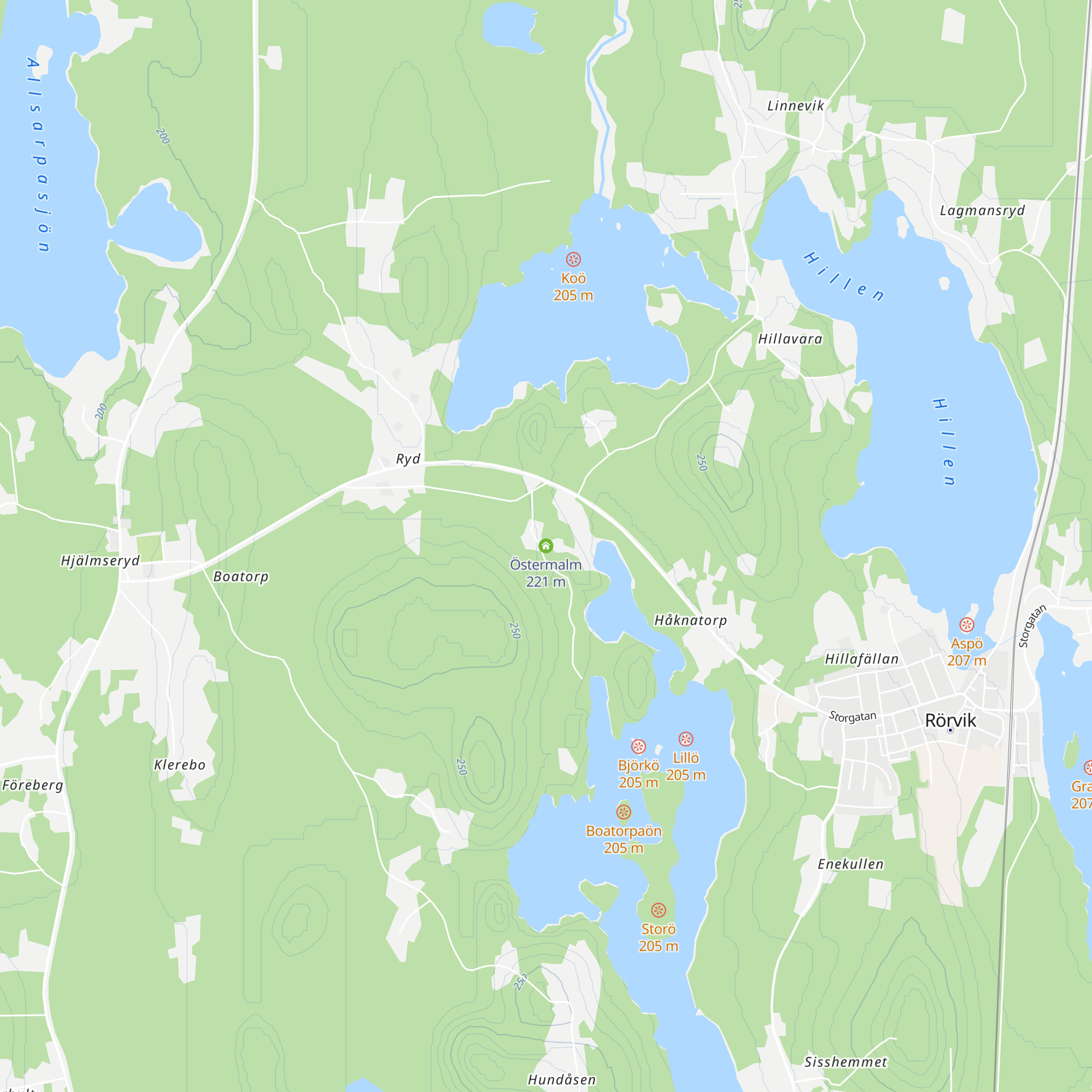 Östermalm map
