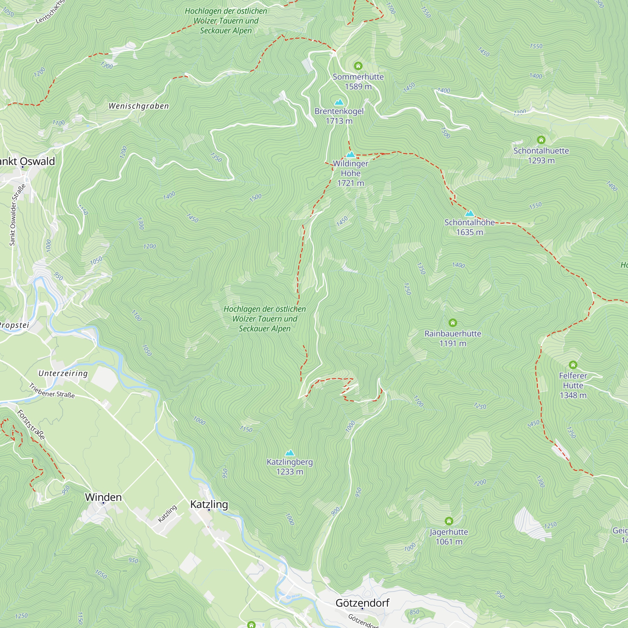 Strasserhütte map