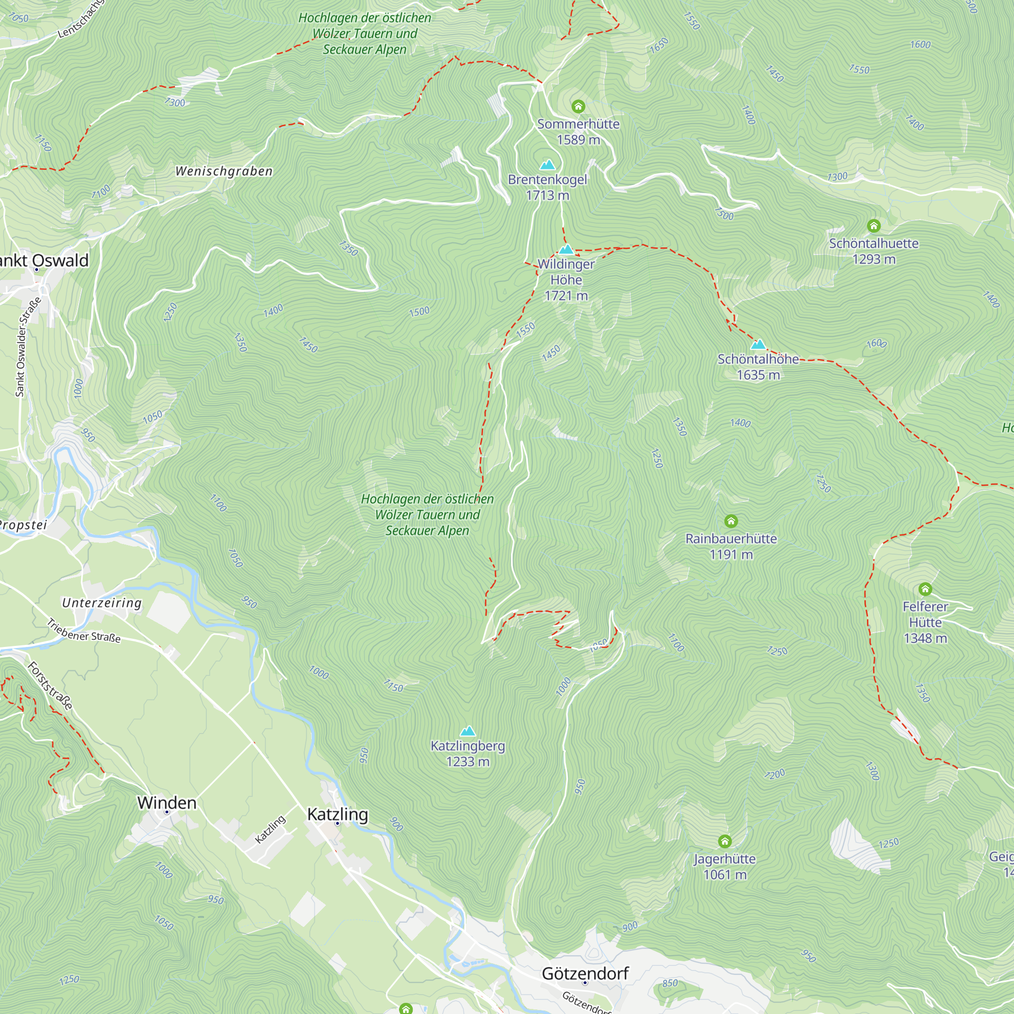Strasserhütte map