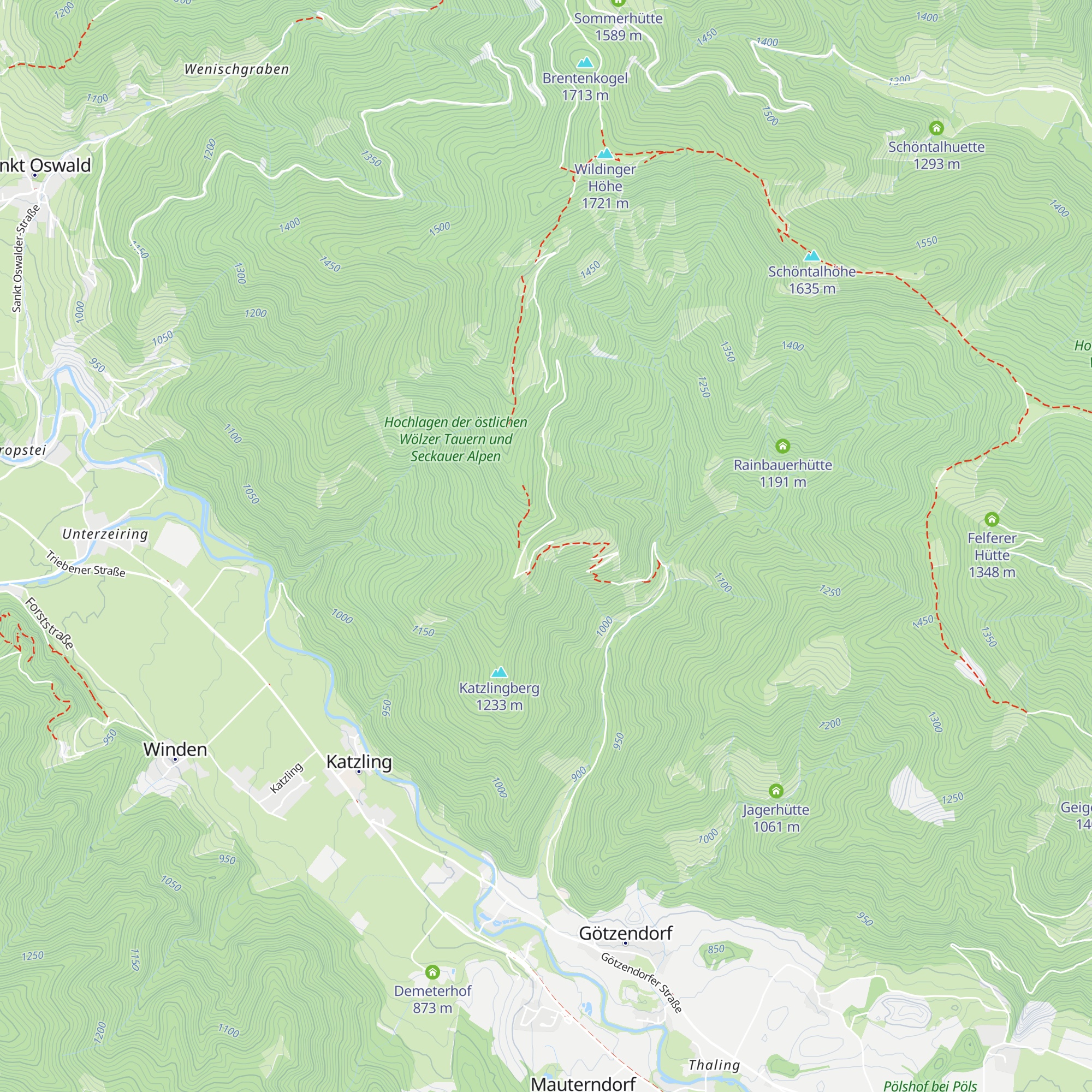 Kneißlhütte map