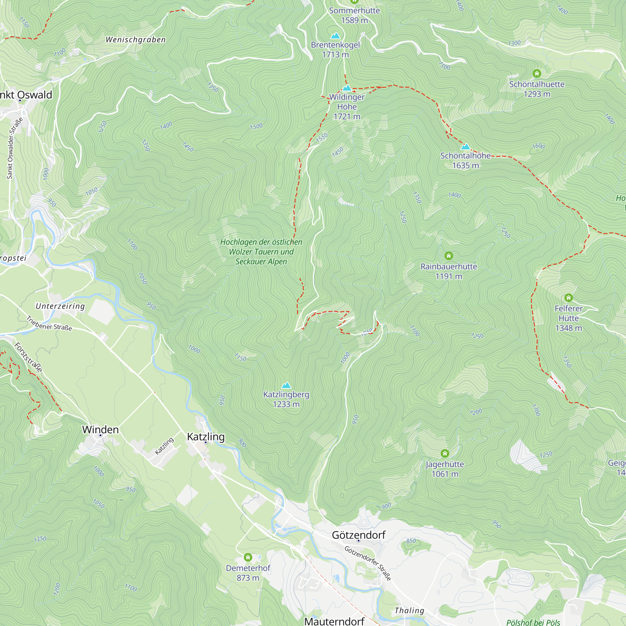 Kneißlhütte map
