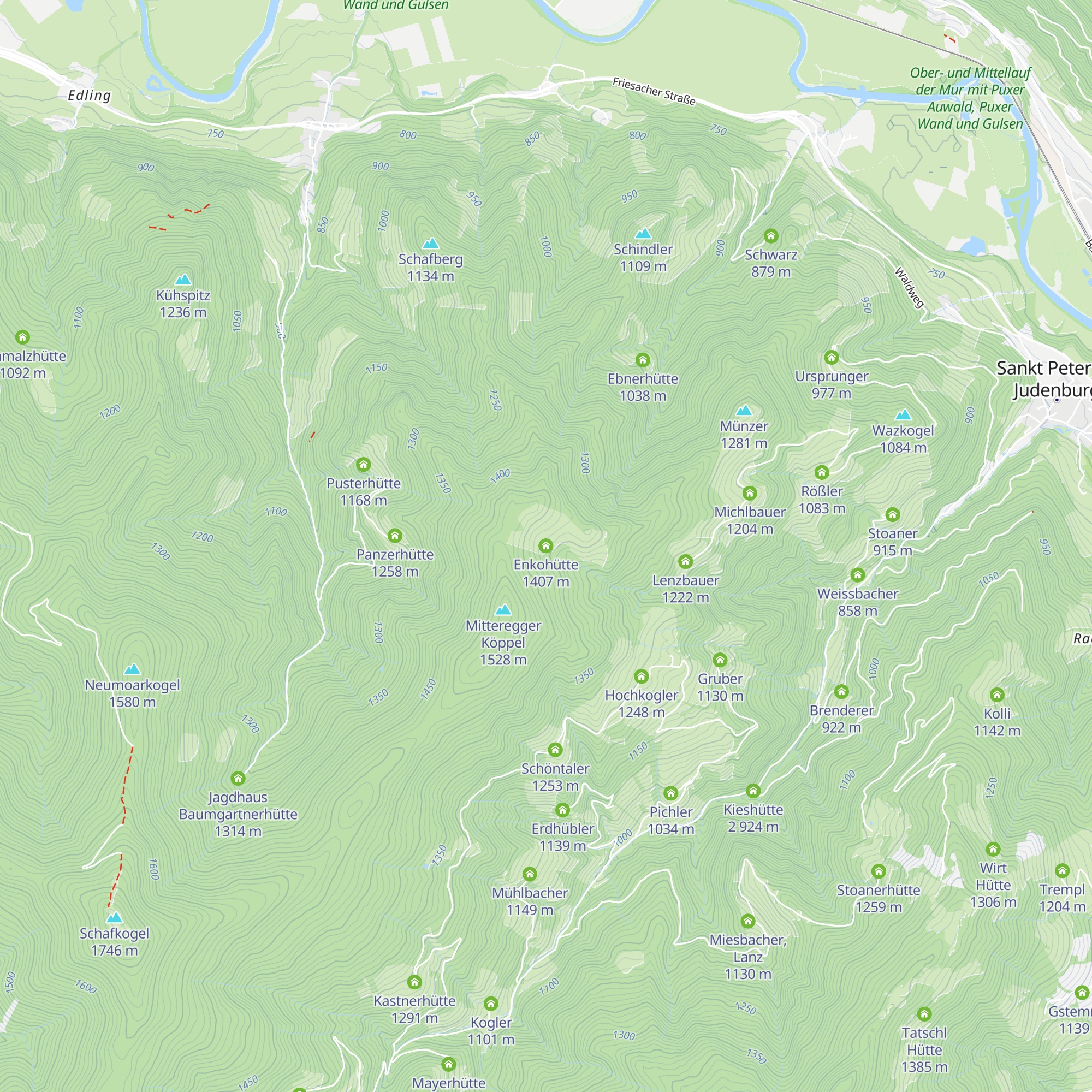 Enkohütte map