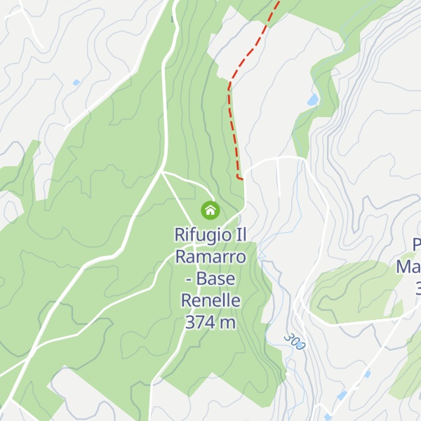Map of Rifugio Il Ramarro - Base Renelle