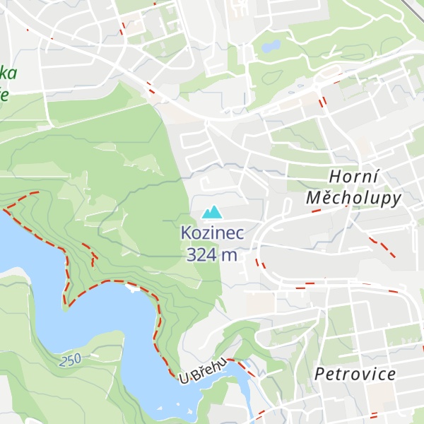Map of Kozinec