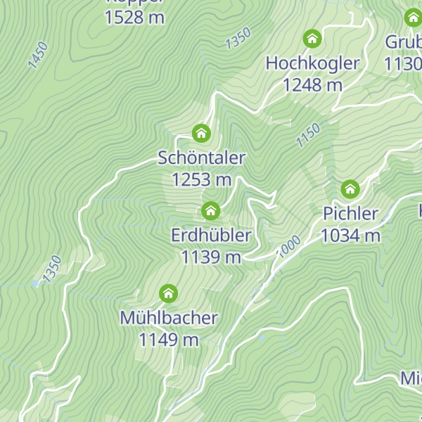 Map of Erdhübler