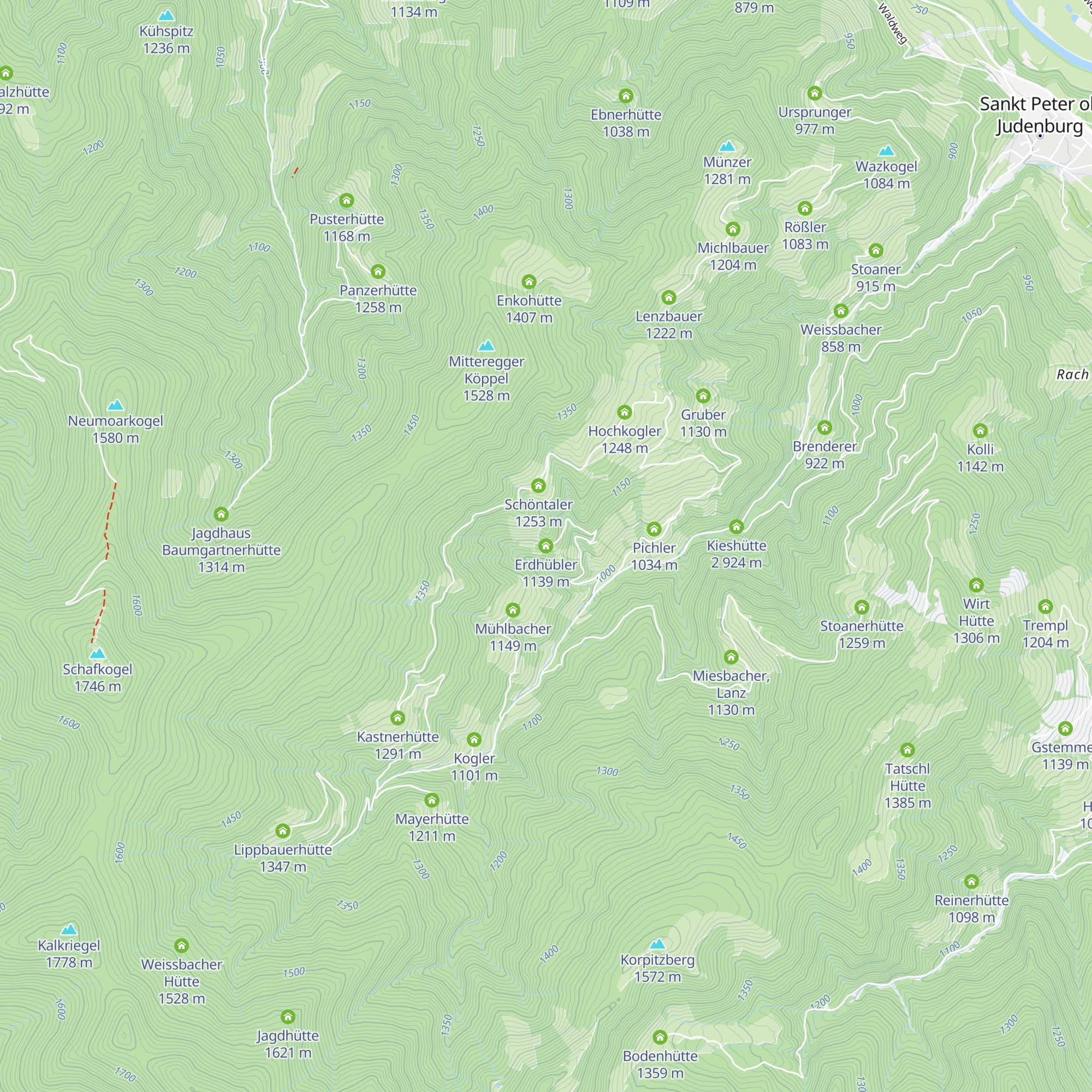 Erdhübler map