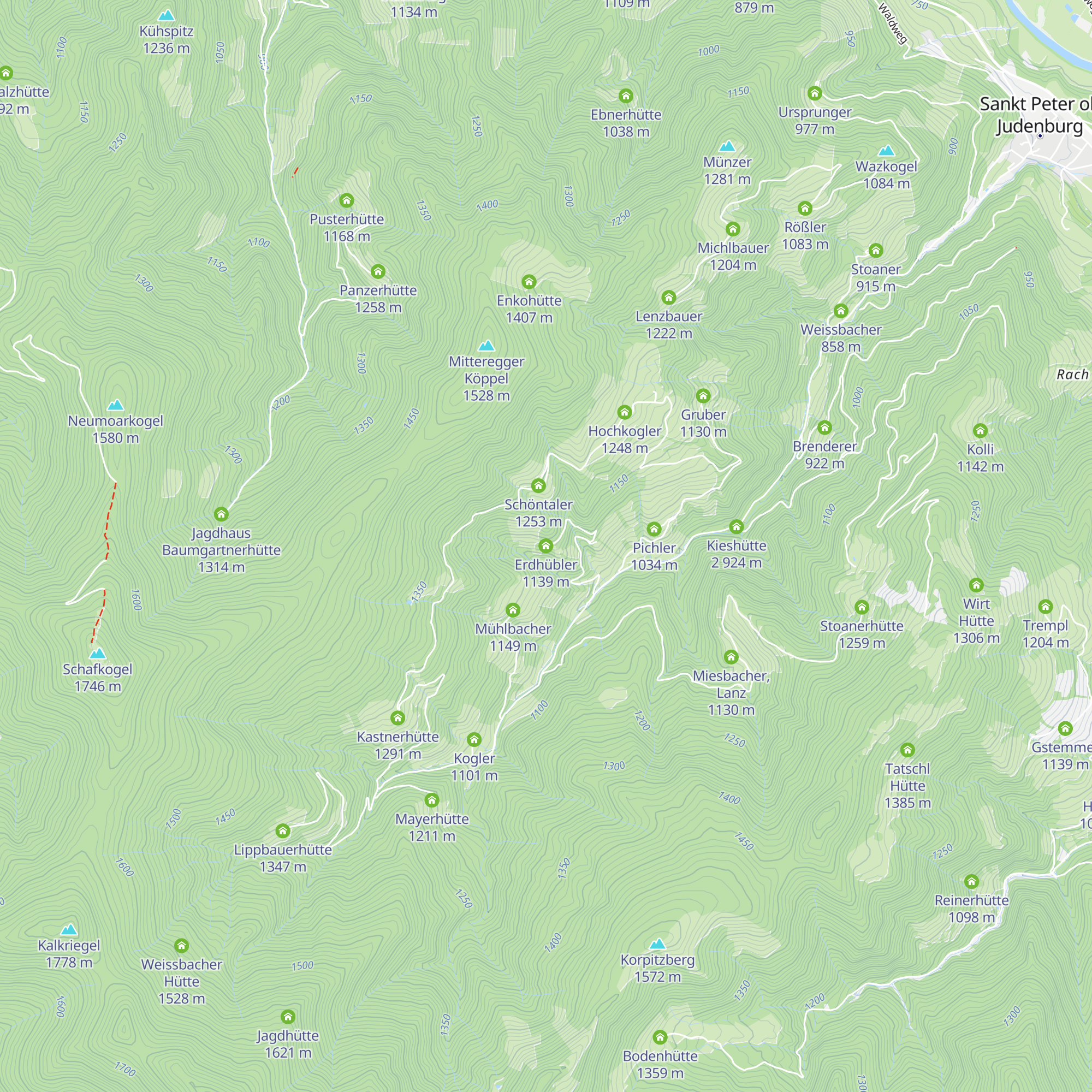 Erdhübler map