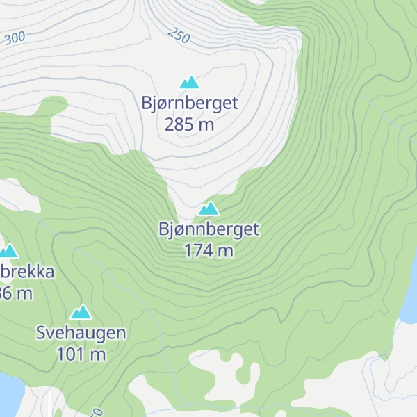 Map of Bjønnberget