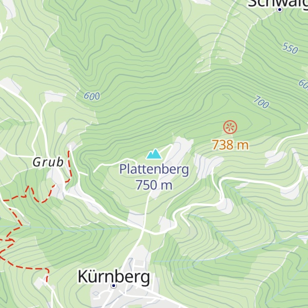 Map of Plattenberg