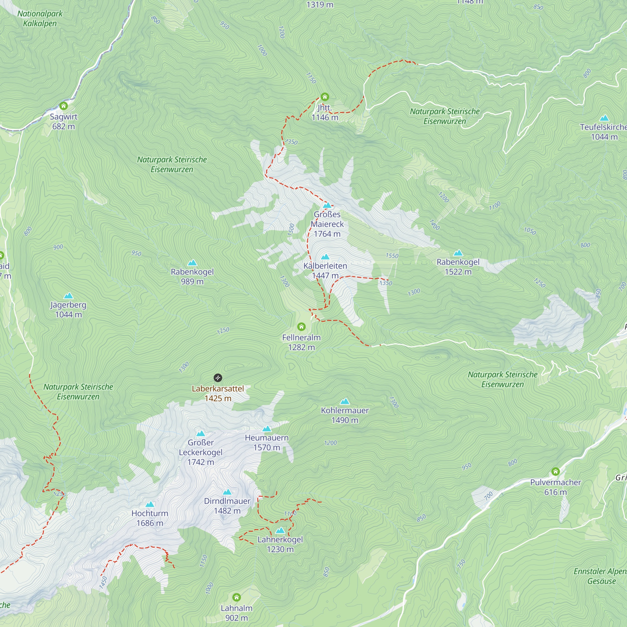 Seisenalm map