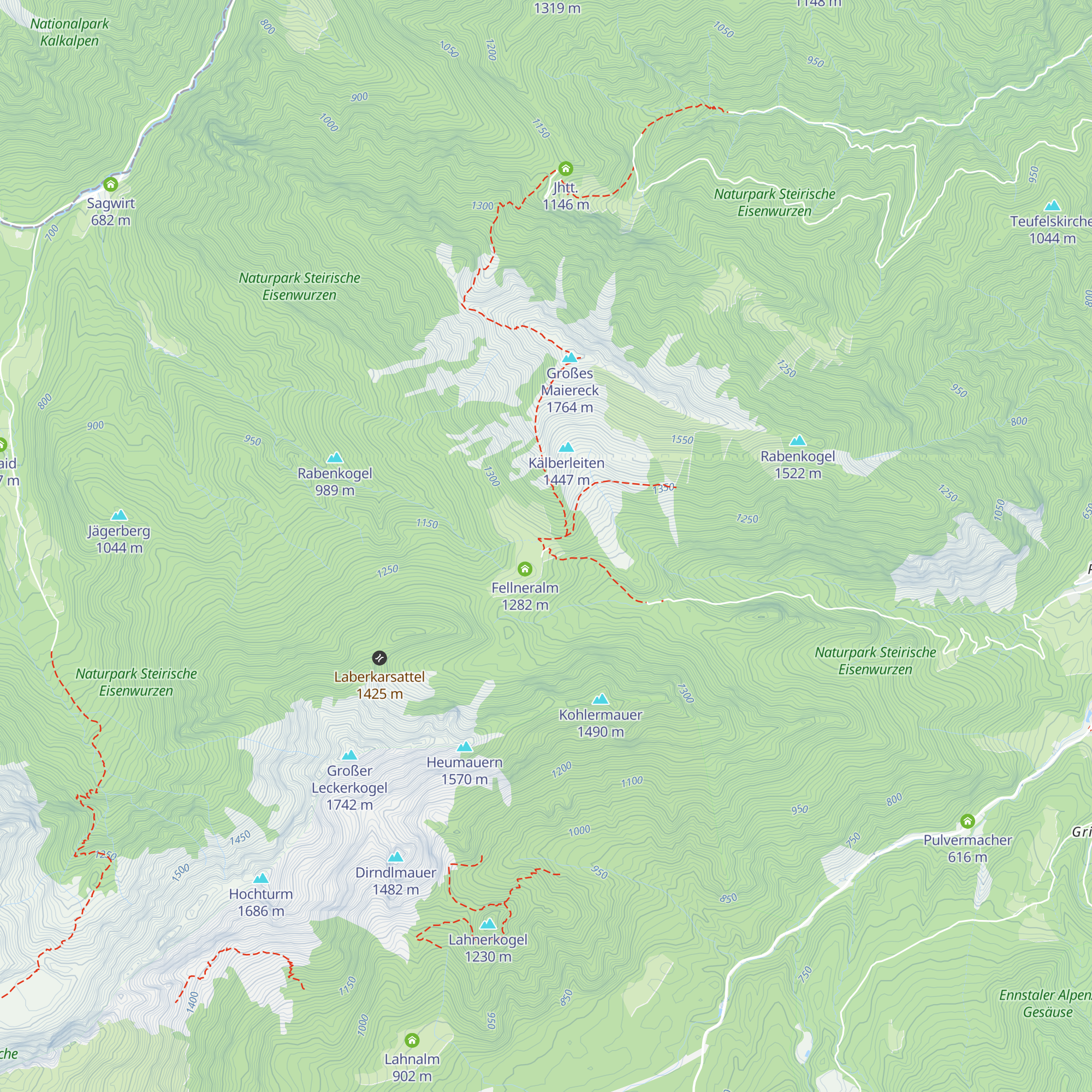 Seisenalm map