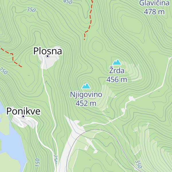 Map of Njigovino