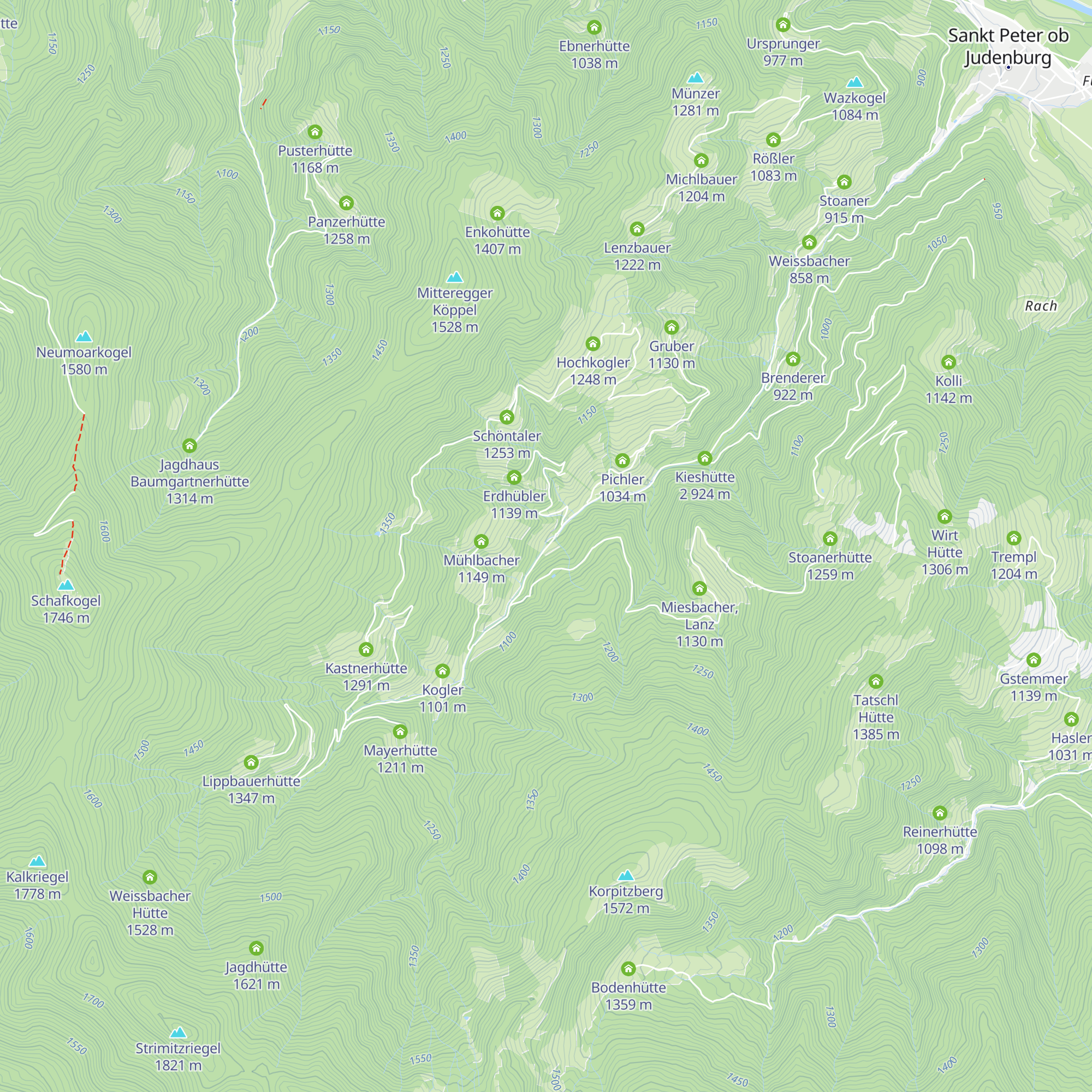 ehem. GH Liebminger map