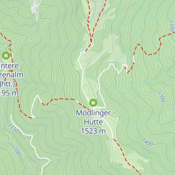 Map of Bergrettungshütte