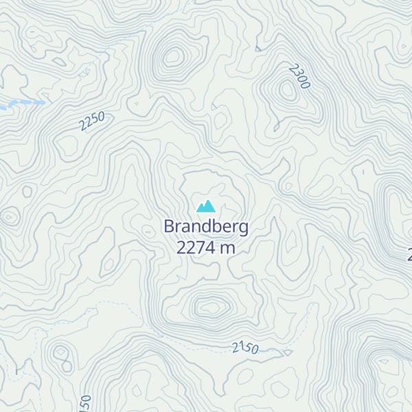 Map of Brandberg