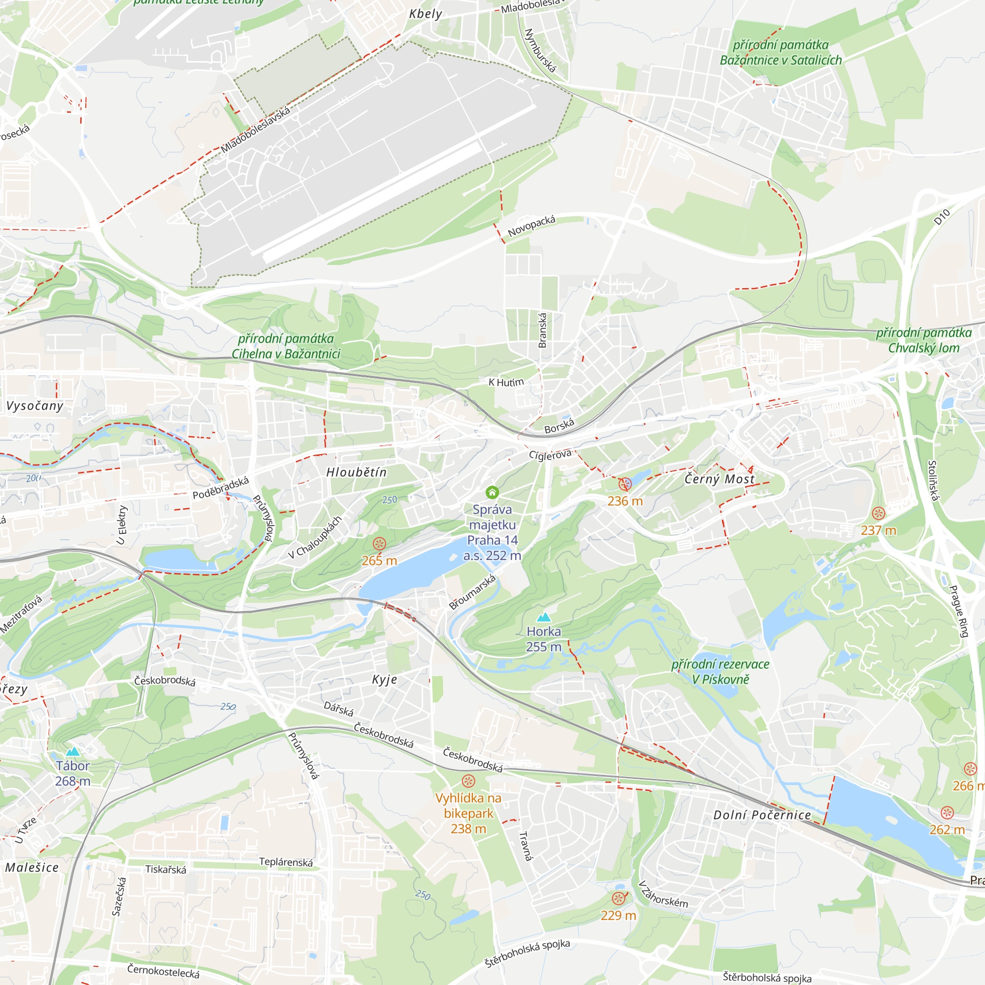 Správa majetku Praha 14 a.s. map