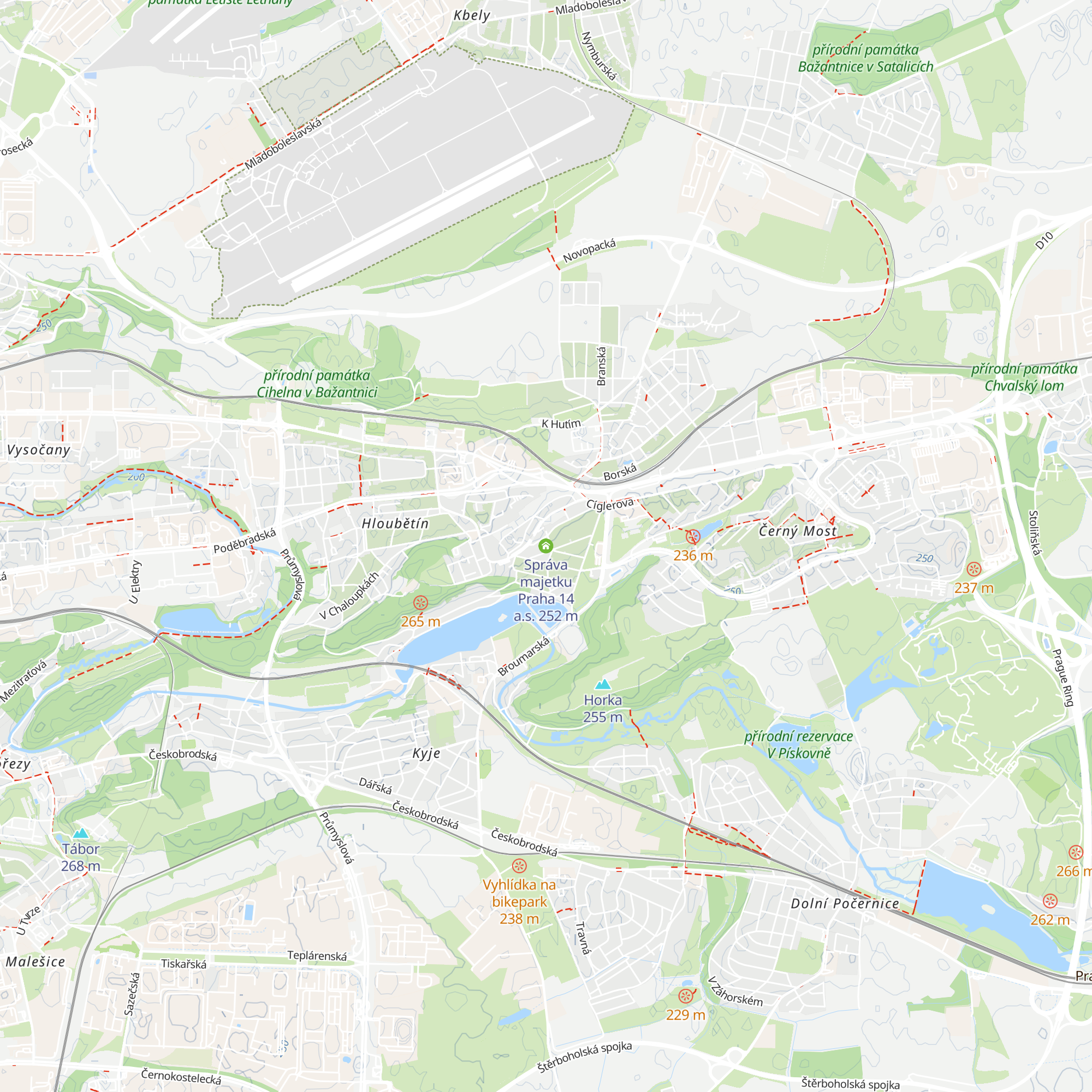 Správa majetku Praha 14 a.s. map