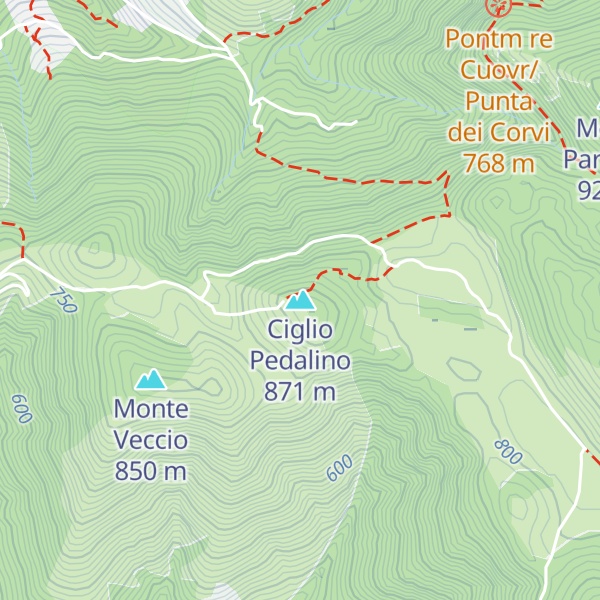 Map of Ciglio Pedalino