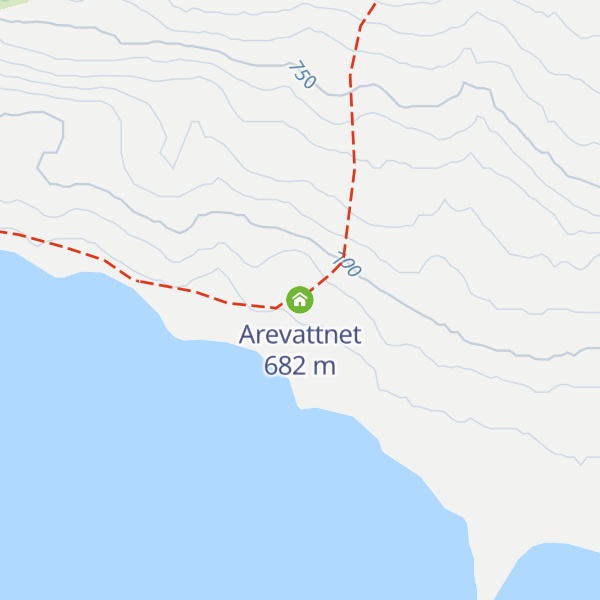 Map of Arevattnet