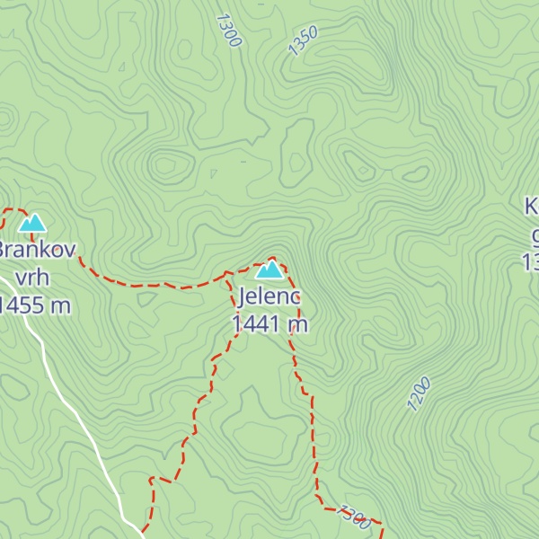 Map of Jelenc