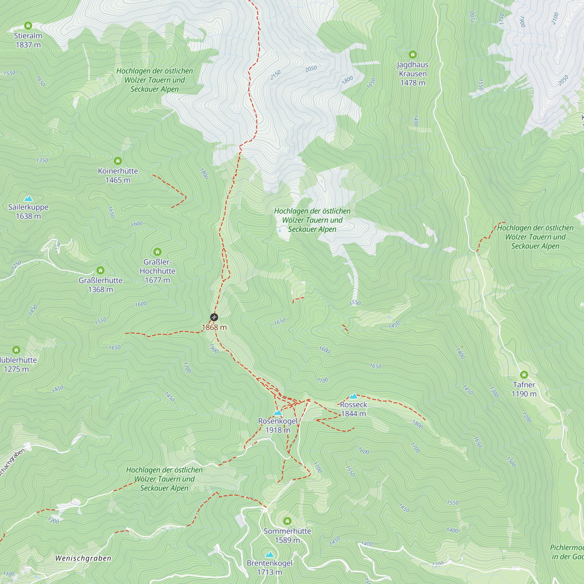 Schnoppen Huette map