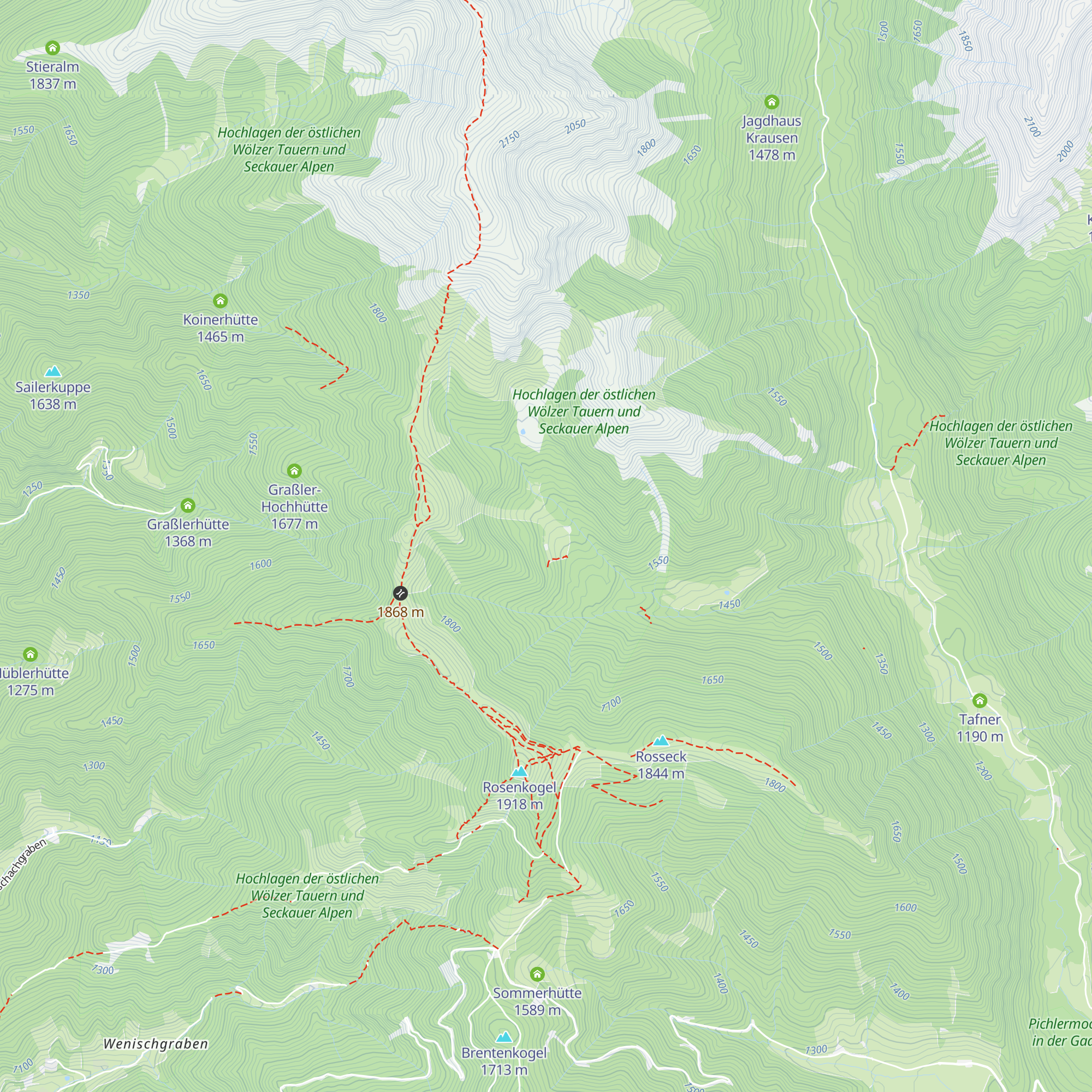 Schnoppen Huette map