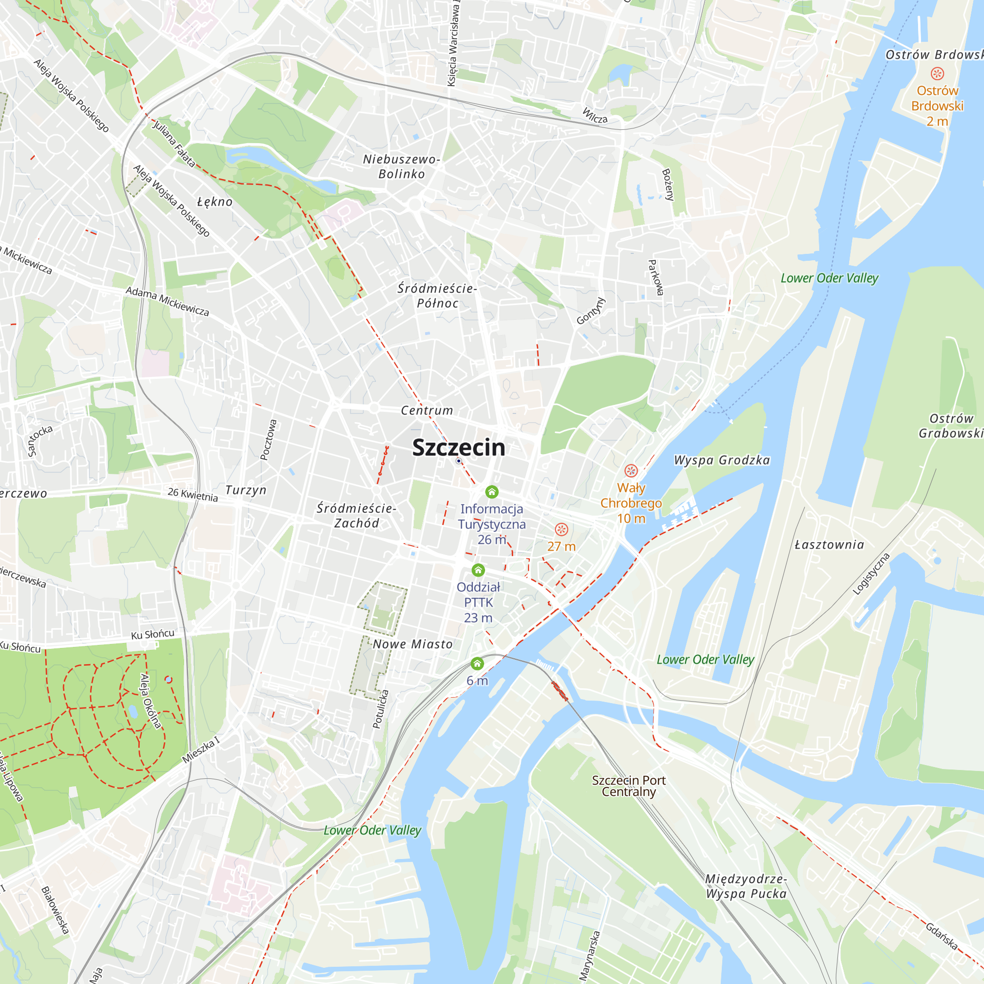 Informacja Turystyczna map