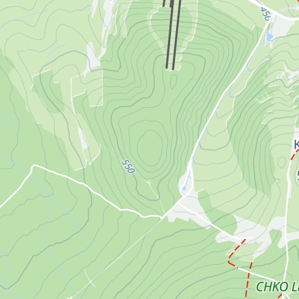 Map of Šibeniční vrch
