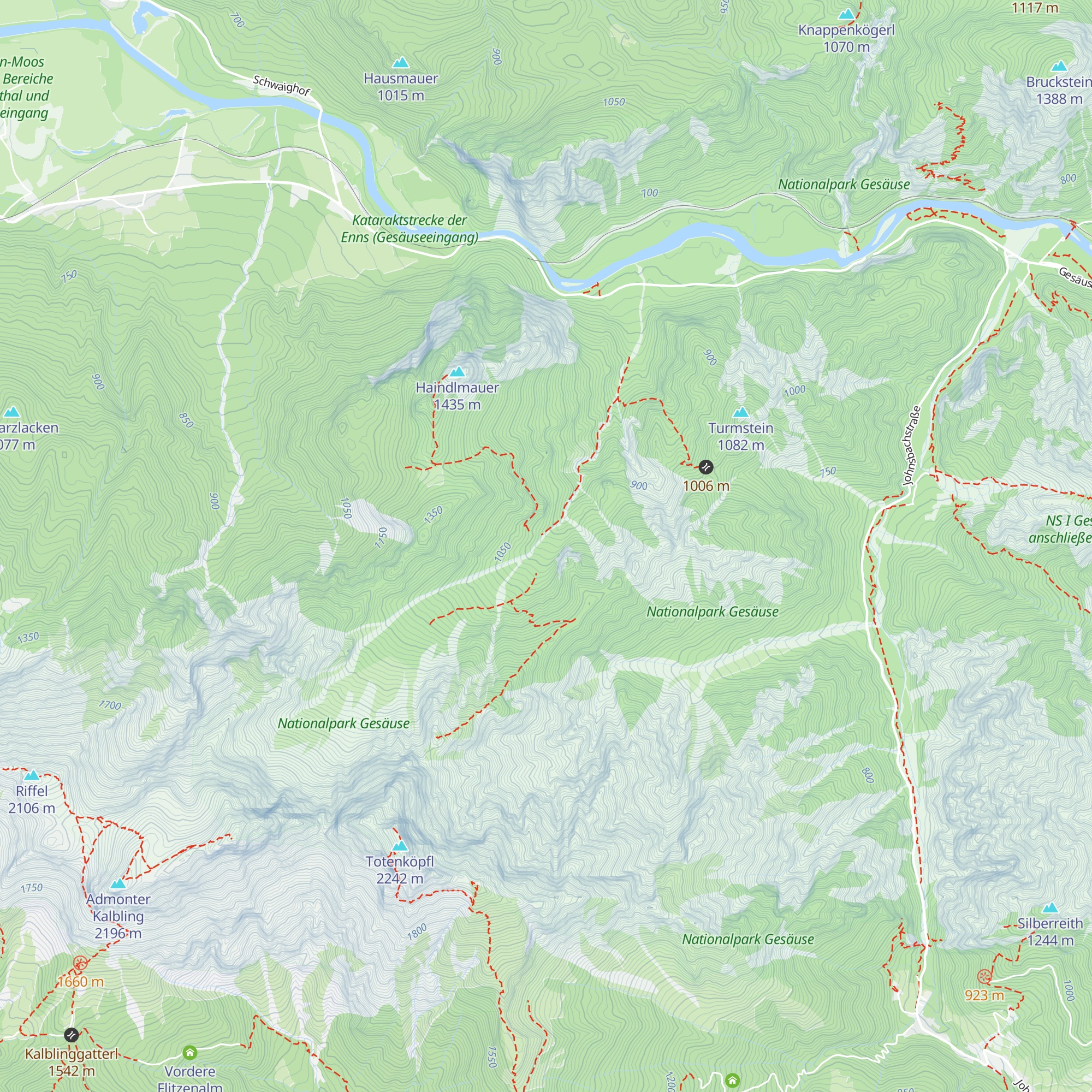 Goferhütte map
