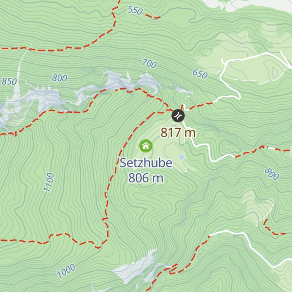 Map of Setzhube