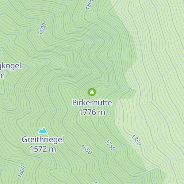 Map of Pirkerhütte
