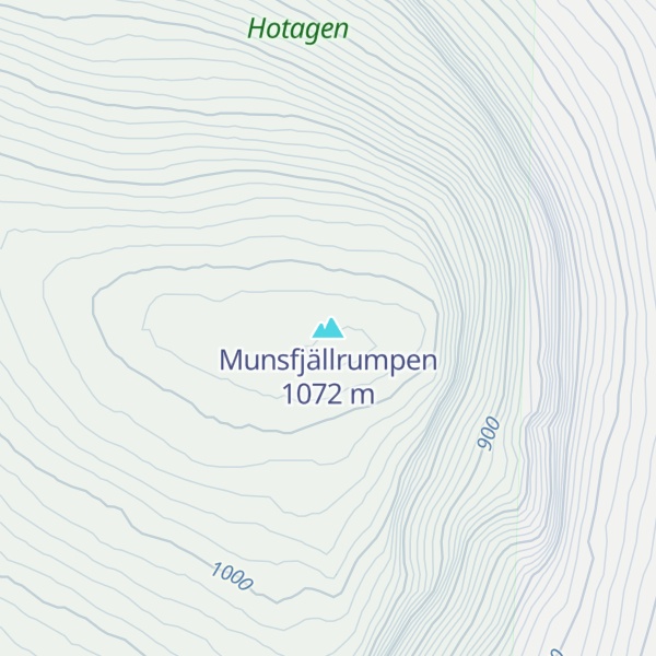 Map of Munsfjällrumpen