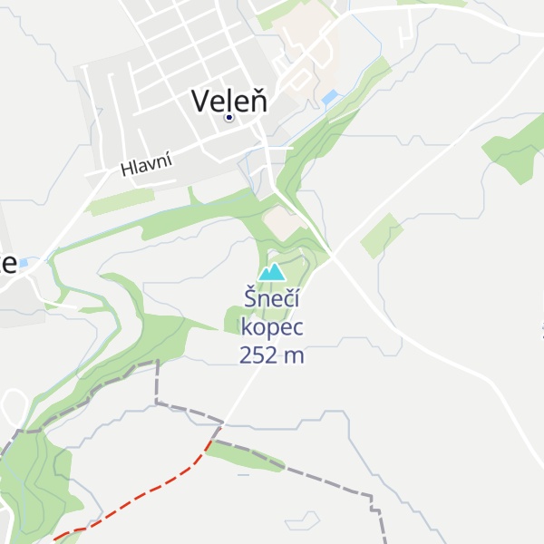 Map of Šnečí kopec
