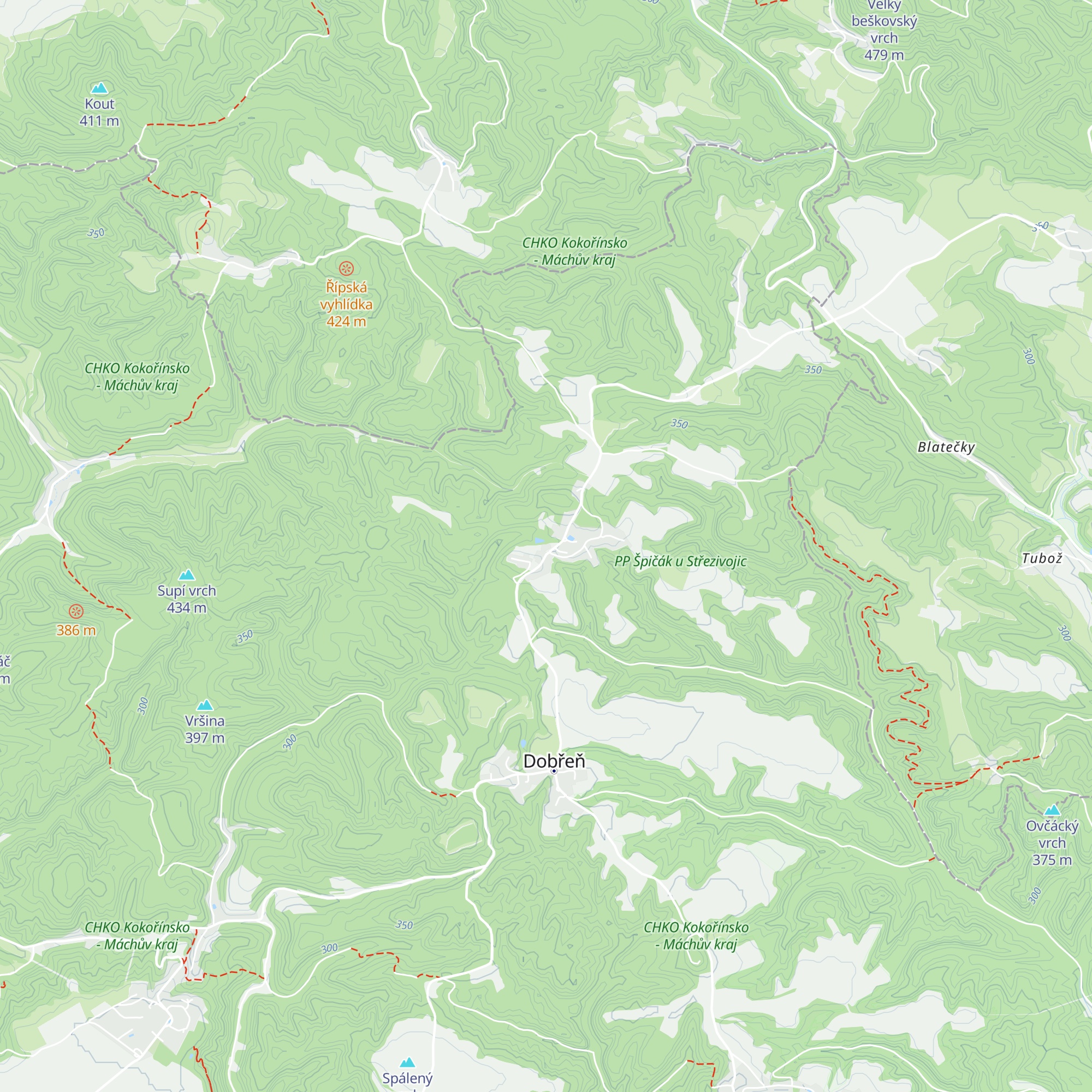 Bouda map