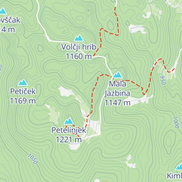 Map of Velika Jazbina