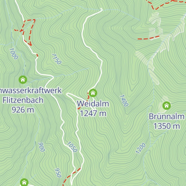 Map of Weidalm