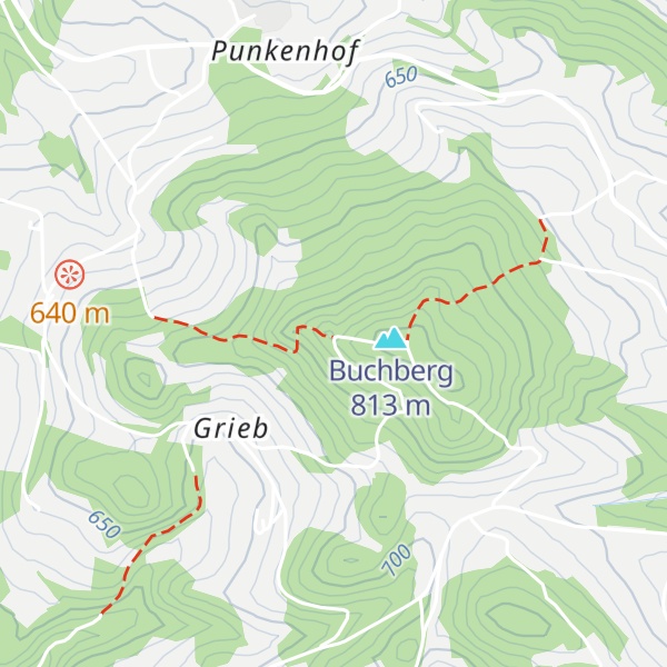 Map of Buchberg Hütte