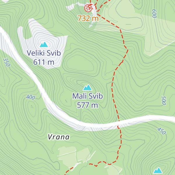 Map of Mali Svib