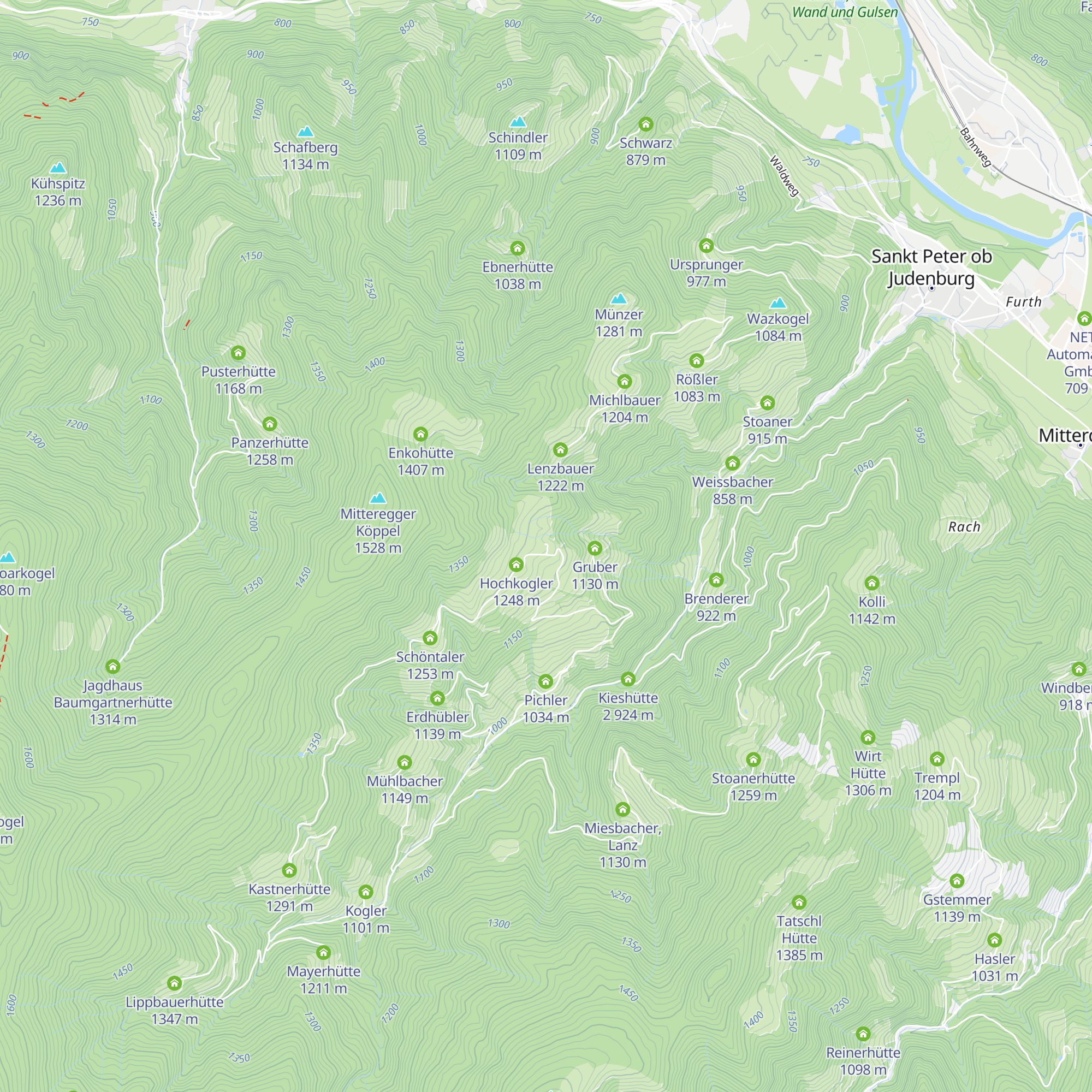 Kaffel map
