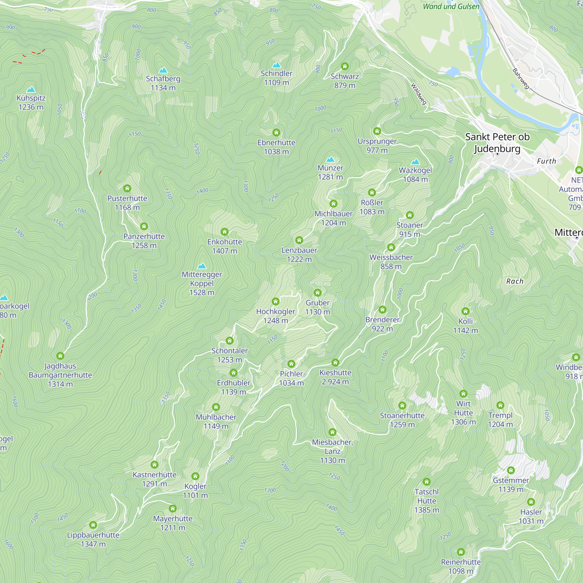 Kaffel map