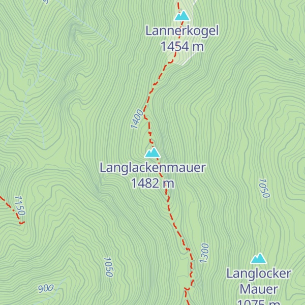 Map of Langlackenmauer